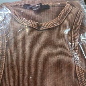 Black or Brown Sleeveless Ribbed Dress By Lulus